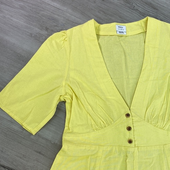 🔆RVCA🔆 LEMON CRANE DRESS - Picture 12 of 14